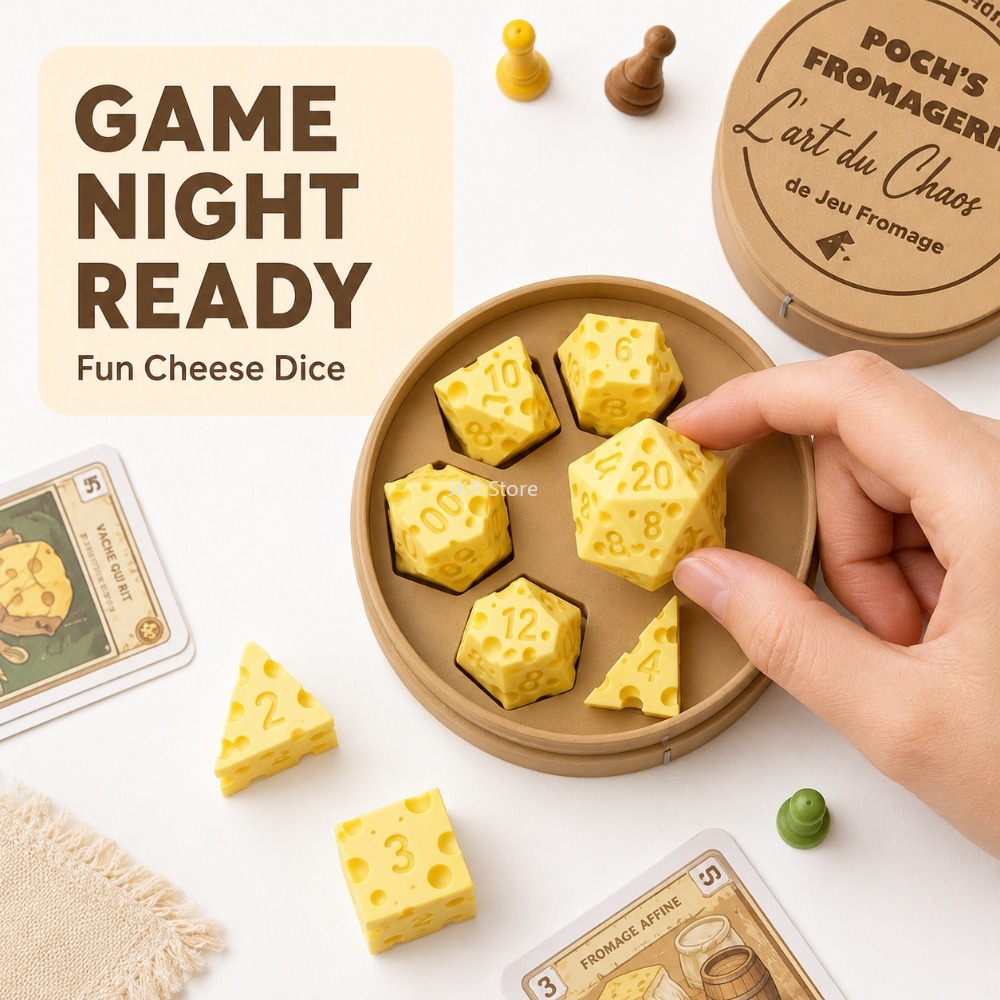 Party Games Classic - مجموعة نرد إبداعية غير منتظمة الشكل