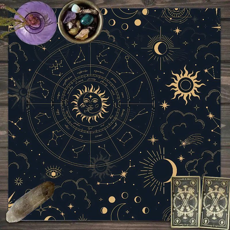 قماش التارو بنمط الأبراج - قما - مراجعة Zodiac Party Games وسعره