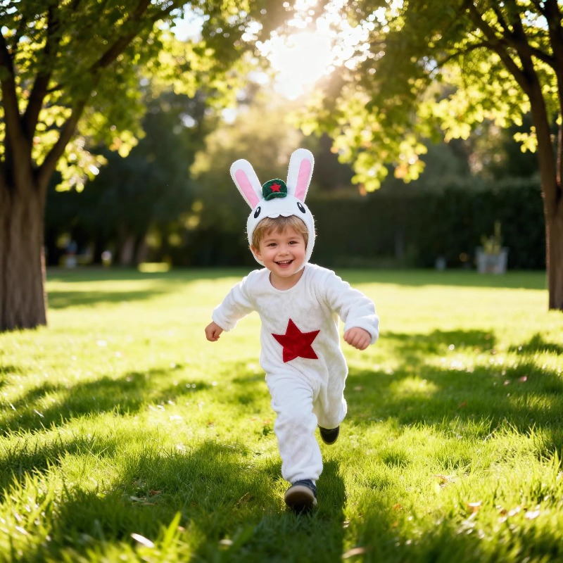 زي عيد الفصح الأبيض للأطفال مع - مراجعة Party Games Easter وسعره