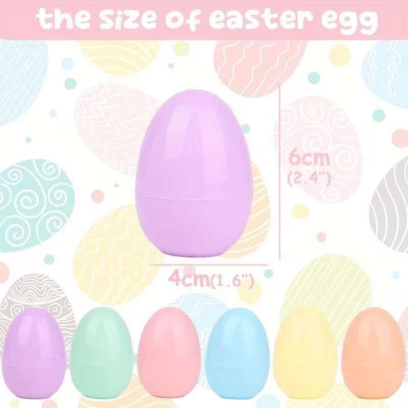 50 قطعة معكرون اللون بيض عيد ا - مراجعة Party Games Easter Egg وسعره