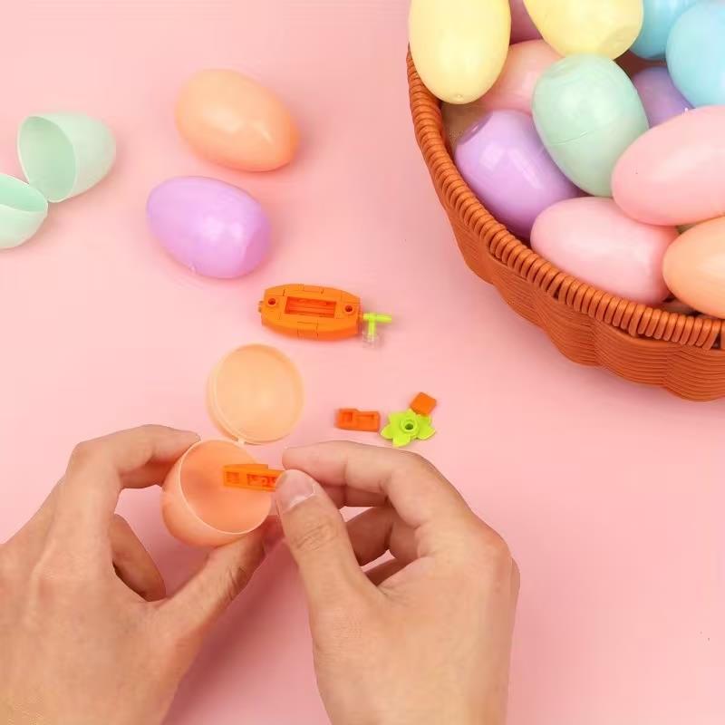 50 قطعة معكرون اللون بيض عيد ا - مراجعة Party Games Easter Egg وسعره