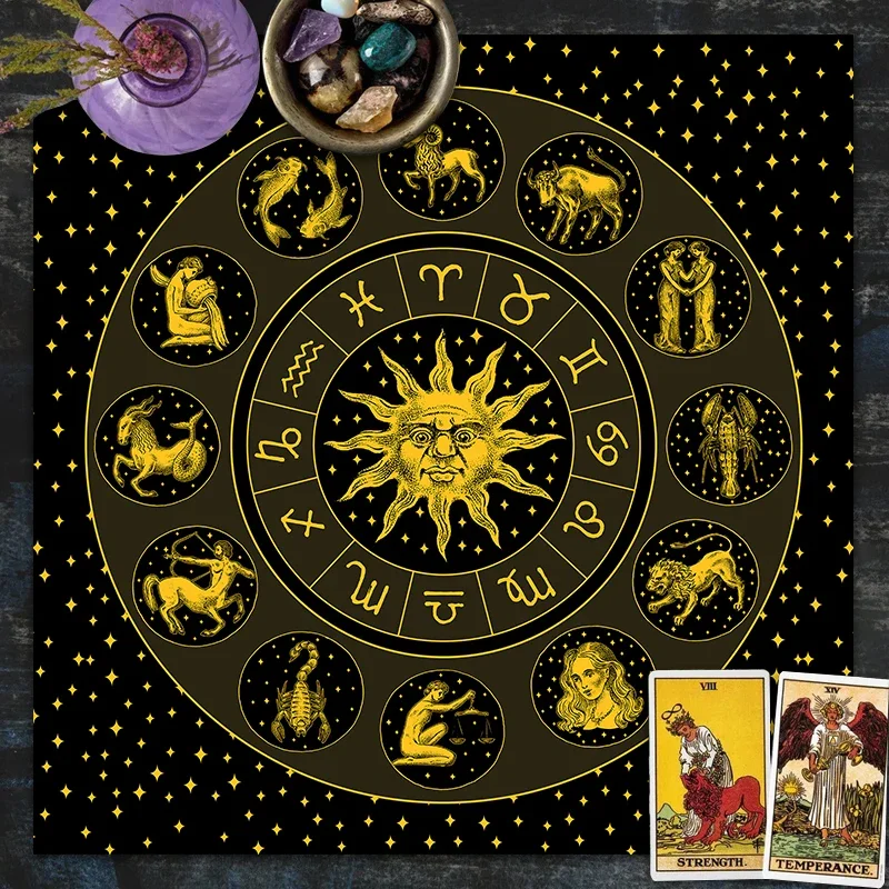 قماش التاروت المخملي بتصميم ال - مراجعة Zodiac Party Games وسعره
