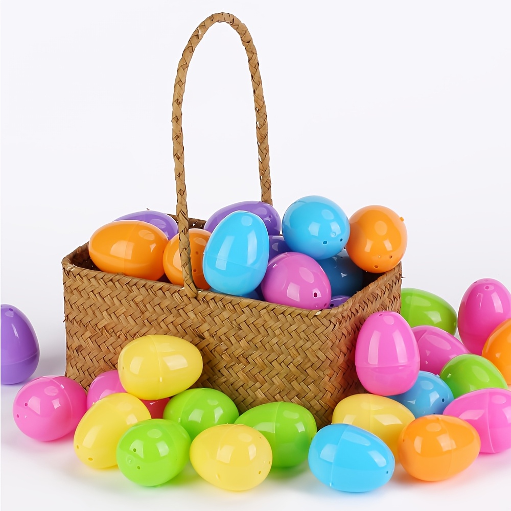 100 قطعة بيض بلاستيكي قابل للت - مراجعة Party Games Easter Egg وسعره