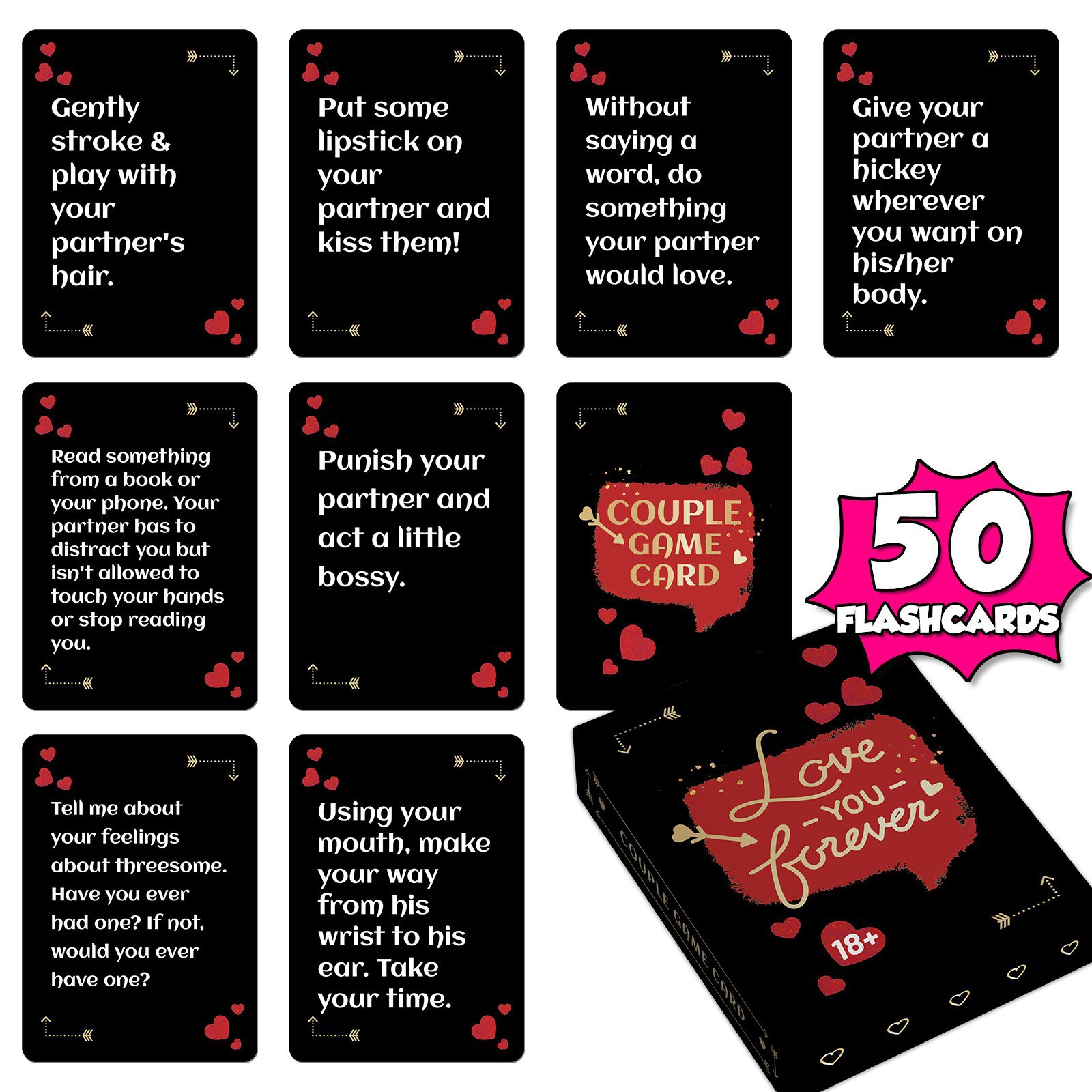 50 قطعة من بطاقات المهام التفا - مراجعة Party Games Couple وسعره